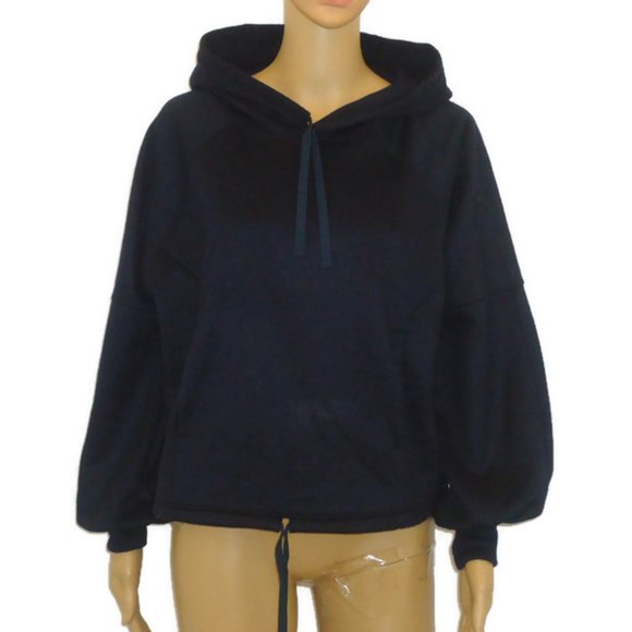 NWT $119 Prana Ziller Sweatshirt Navy Blue Pullover Hoodie, Sz.S - Picture 1 of 5